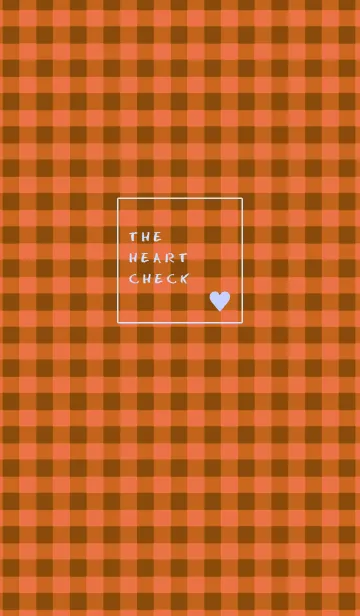 [LINE着せ替え] ザ ハート チェック 316の画像1