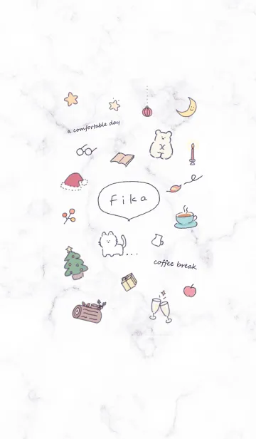 [LINE着せ替え] 冬のシンプルアイコン★ウィスタリア08_1の画像1