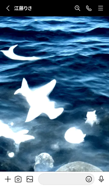 [LINE着せ替え] 夜の月 月の海 #4jca_4。の画像2