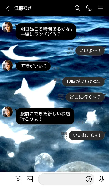 [LINE着せ替え] 夜の月 月の海 #4jca_4。の画像3
