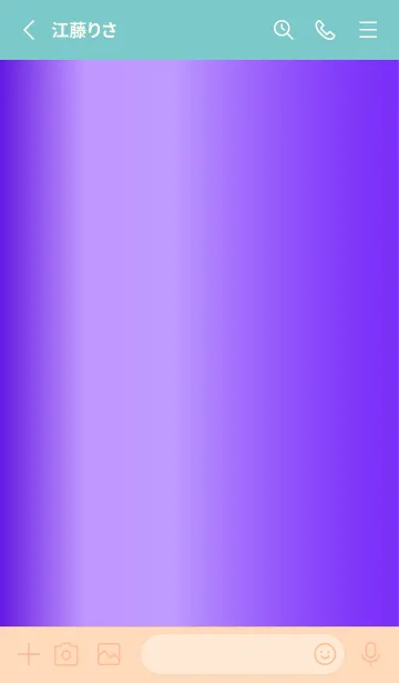 [LINE着せ替え] Simple Gradation -GlossyPurple 17-の画像2