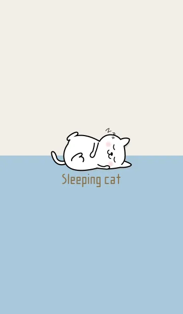 [LINE着せ替え] I am a Sleeping cat 71の画像1