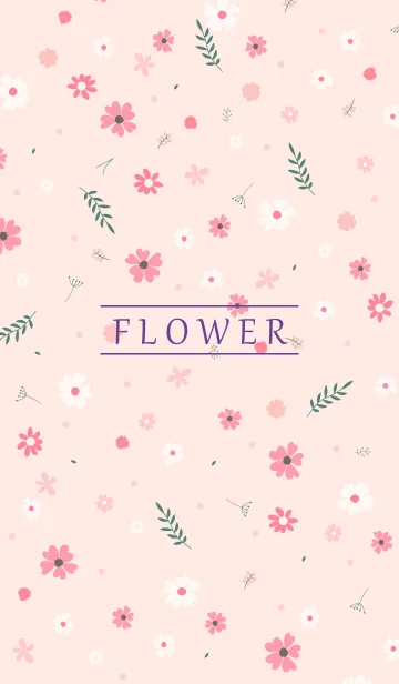 [LINE着せ替え] MANY FLOWERS PINK 19の画像1