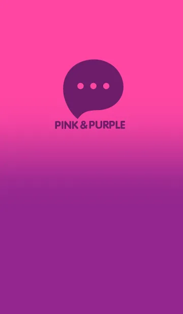 [LINE着せ替え] Pink & Purple V3 (JP)の画像1