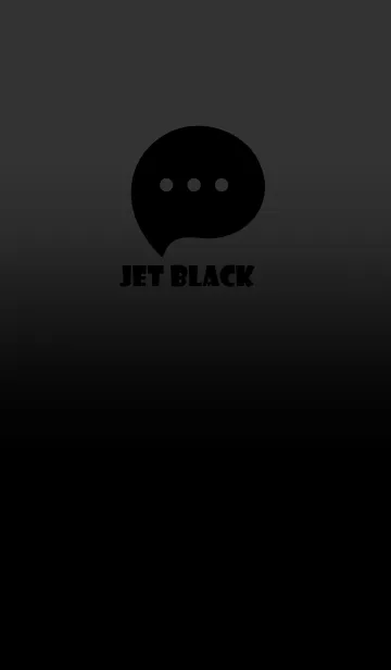 [LINE着せ替え] Black & Jet Black Theme V3 (JP)の画像1