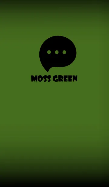 [LINE着せ替え] Moss Green And Black V.3 (JP)の画像1