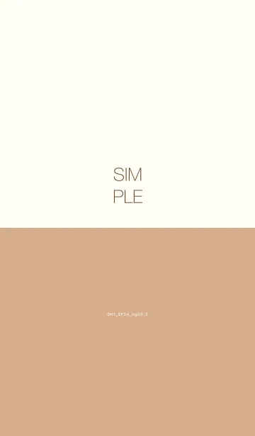 [LINE着せ替え] 0N1_24_ベージュ2-3の画像1