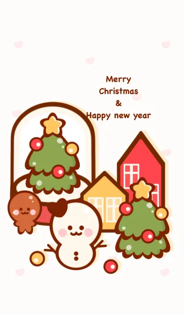 [LINE着せ替え] Happy Christmas time :)の画像1