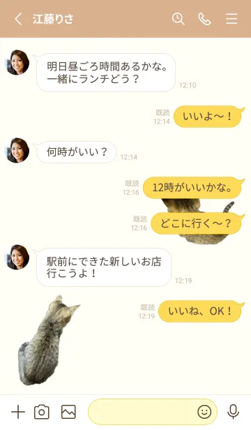 [LINE着せ替え] DOG&CAT LIFEの画像3