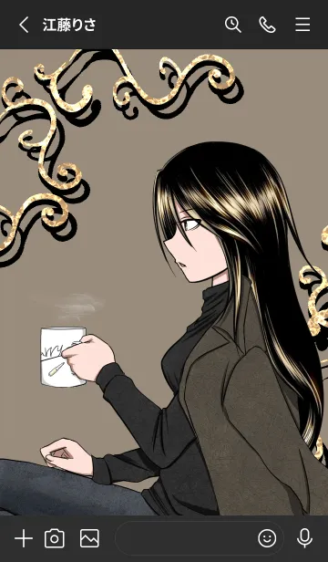 [LINE着せ替え] Carry Coffeeの画像2