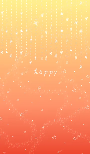 [LINE着せ替え] グラデーション 星 舞う18の画像1