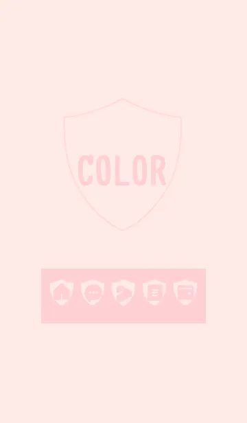 [LINE着せ替え] pink color Y07の画像1