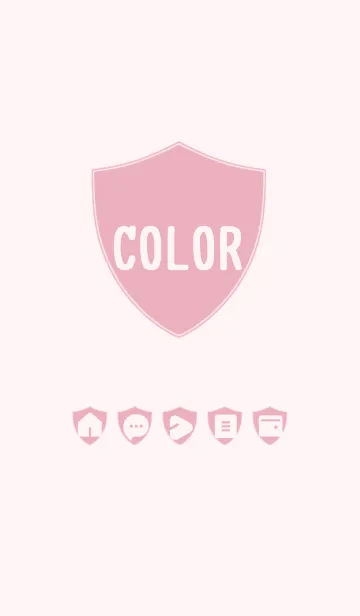 [LINE着せ替え] pink color Y10の画像1