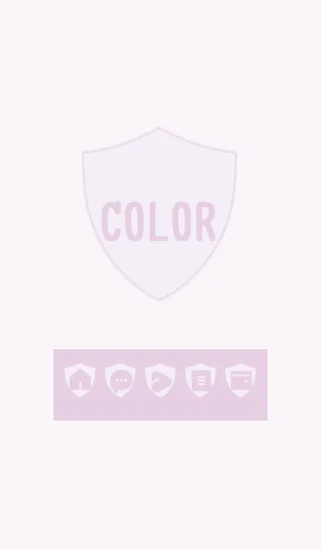 [LINE着せ替え] purple color Y08の画像1