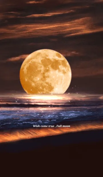 [LINE着せ替え] ♡願いが叶えてくれる満月パワー♡の画像1