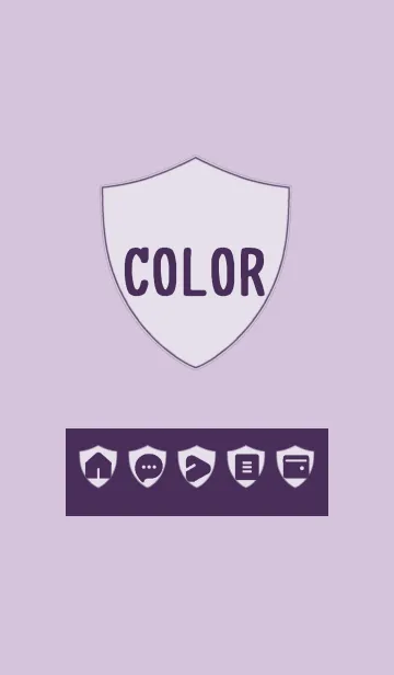 [LINE着せ替え] purple color Y10の画像1