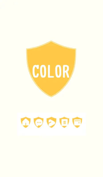 [LINE着せ替え] yellow color Y08の画像1