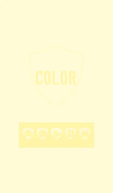 [LINE着せ替え] yellow color Y10の画像1