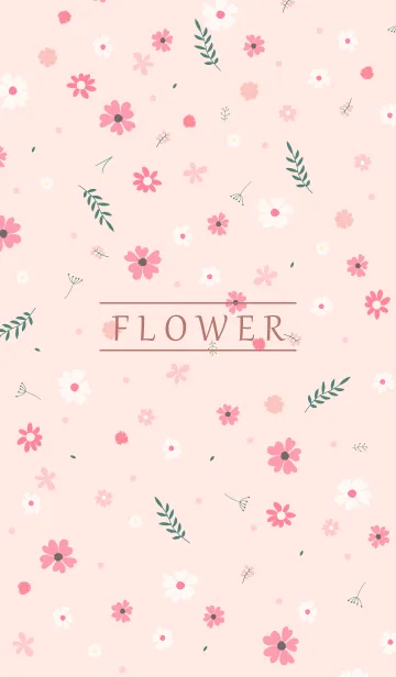 [LINE着せ替え] MANY FLOWERS PINK 20の画像1