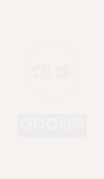 [LINE着せ替え] beige color A06の画像1