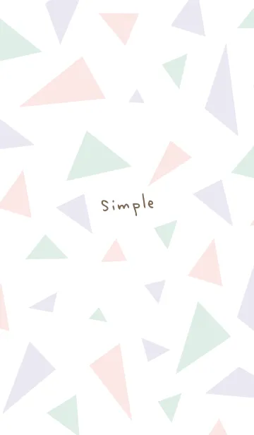 [LINE着せ替え] シンプル大人 三角22の画像1