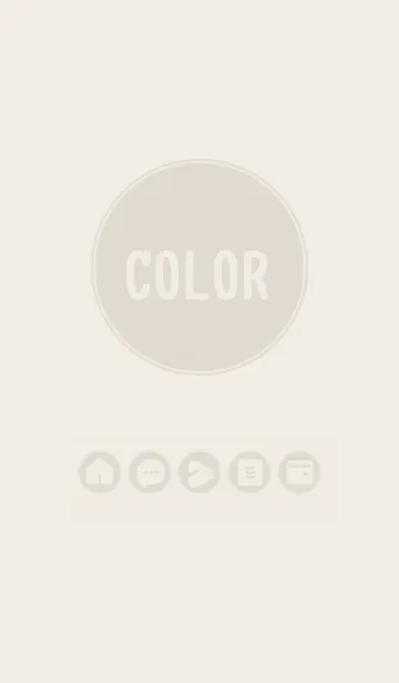 [LINE着せ替え] brown color A07の画像1