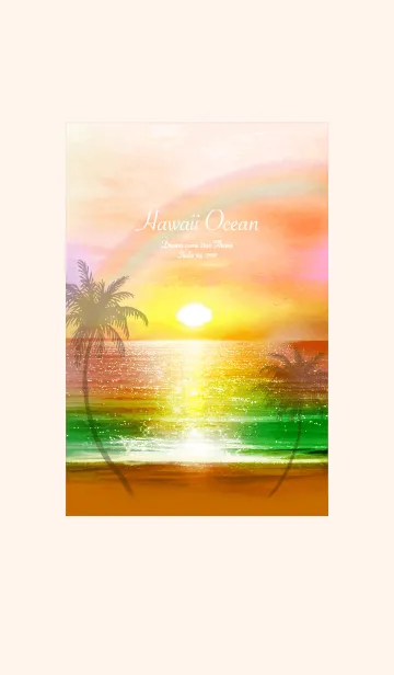 [LINE着せ替え] ハワイの海 Hawaii Ocean3の画像1