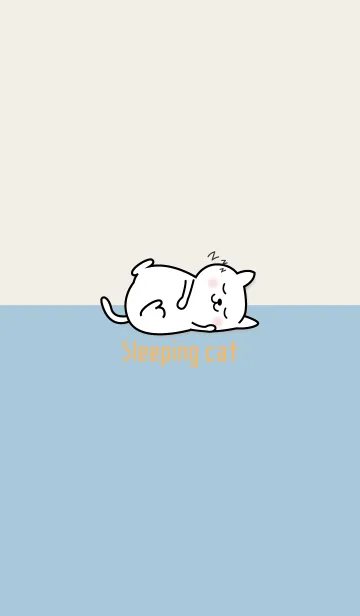 [LINE着せ替え] I am a Sleeping cat 72の画像1