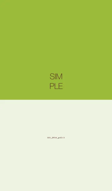 [LINE着せ替え] 001_24_グリーン3-3の画像1