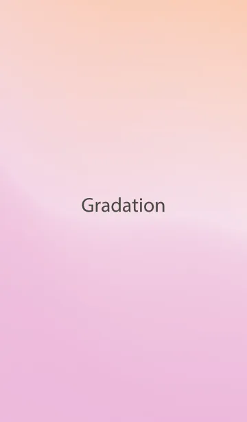 [LINE着せ替え] gradation ORANGE&PINK 10の画像1