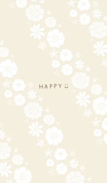 [LINE着せ替え] 白い花々2 斜め24の画像1