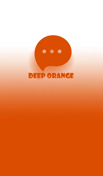 [LINE着せ替え] Deep Orange & White Theme V.3 (JP)の画像1