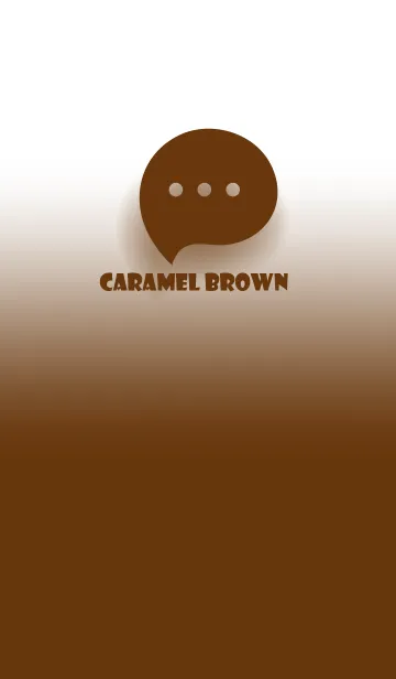 [LINE着せ替え] Caramel Brown & White Theme V.3 (JP)の画像1