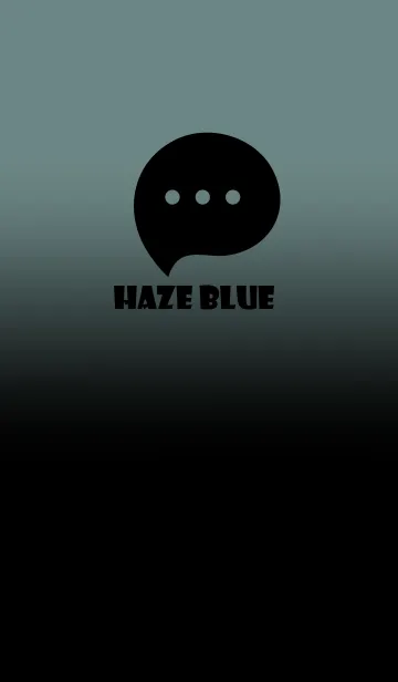 [LINE着せ替え] Black & Haze Blue Theme V3 (JP)の画像1