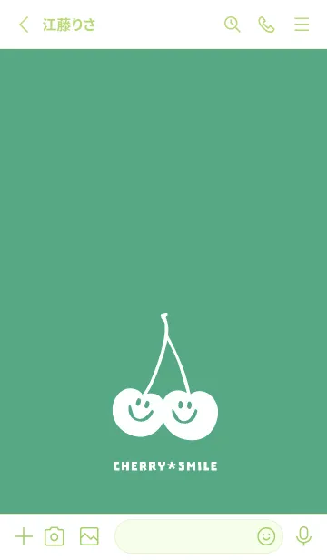 [LINE着せ替え] チェリー スマイル 141の画像2