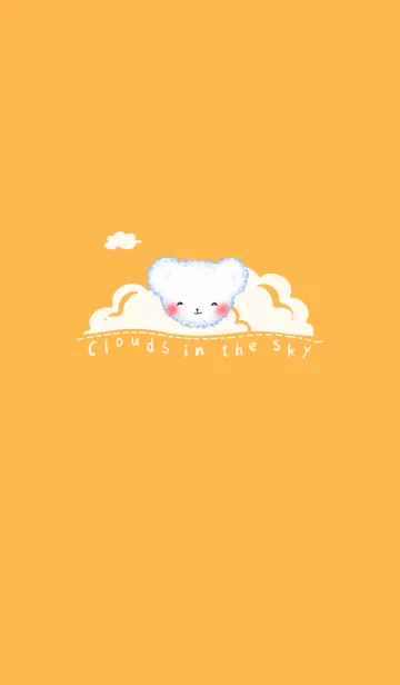 [LINE着せ替え] Cloud Bear J-Orangeの画像1