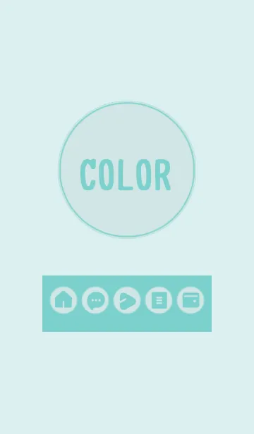 [LINE着せ替え] green color A20の画像1