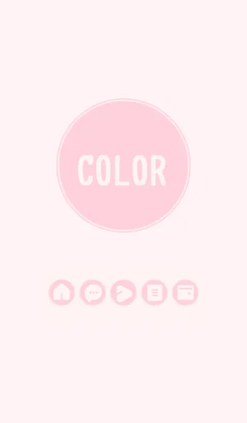 [LINE着せ替え] pink color A08の画像1