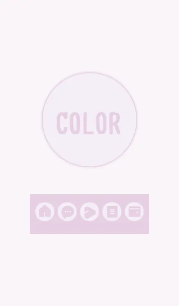 [LINE着せ替え] purple color A08の画像1