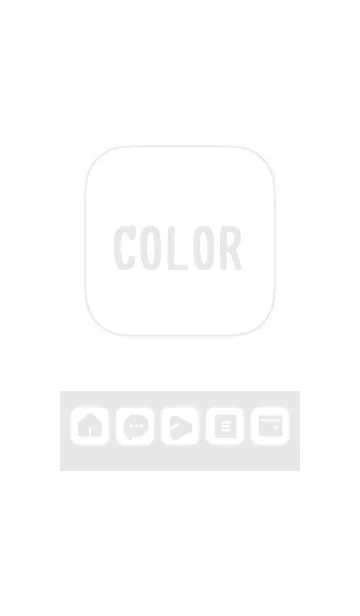 [LINE着せ替え] bw color B08の画像1