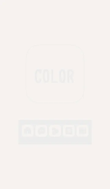 [LINE着せ替え] beige color B06の画像1