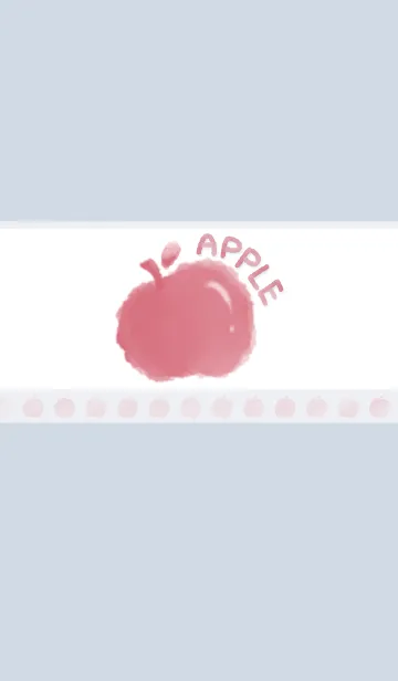 [LINE着せ替え] Smudged Apple J-Grey Indigo.Pinkの画像1