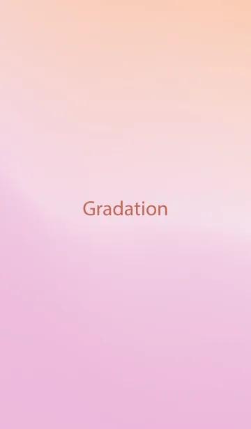 [LINE着せ替え] gradation ORANGE&PINK 11の画像1