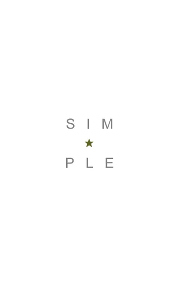 [LINE着せ替え] SIMPLE STAR-12の画像1