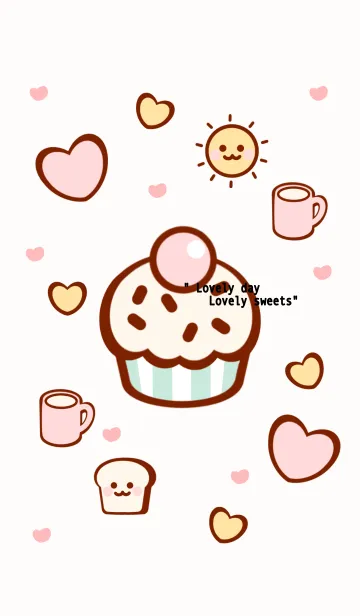 [LINE着せ替え] Sweet pastel theme 5 :)の画像1