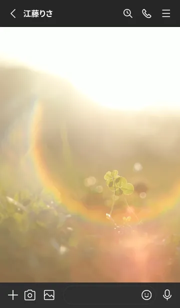 [LINE着せ替え] 本物ラッキークローバーズ #Cuddle 38の画像2