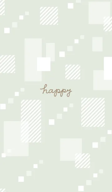 [LINE着せ替え] 白い四角12の画像1