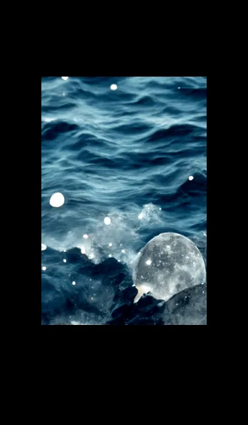 [LINE着せ替え] 夜の月 月の海 #DkE_29。の画像1