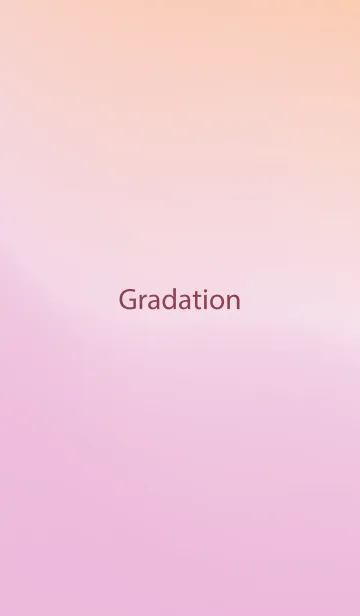 [LINE着せ替え] gradation ORANGE&PINK 12の画像1