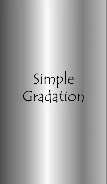 [LINE着せ替え] Simple Gradation -Silver 10-の画像1